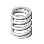 Produktbild von 10 Stück Druckfedern Edelstahl – 0,9 Mm Draht, 15 Mm Aussendurchmesser, 30 Mm Länge, Silber