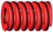 Werkzeugfeder - ISO Rot